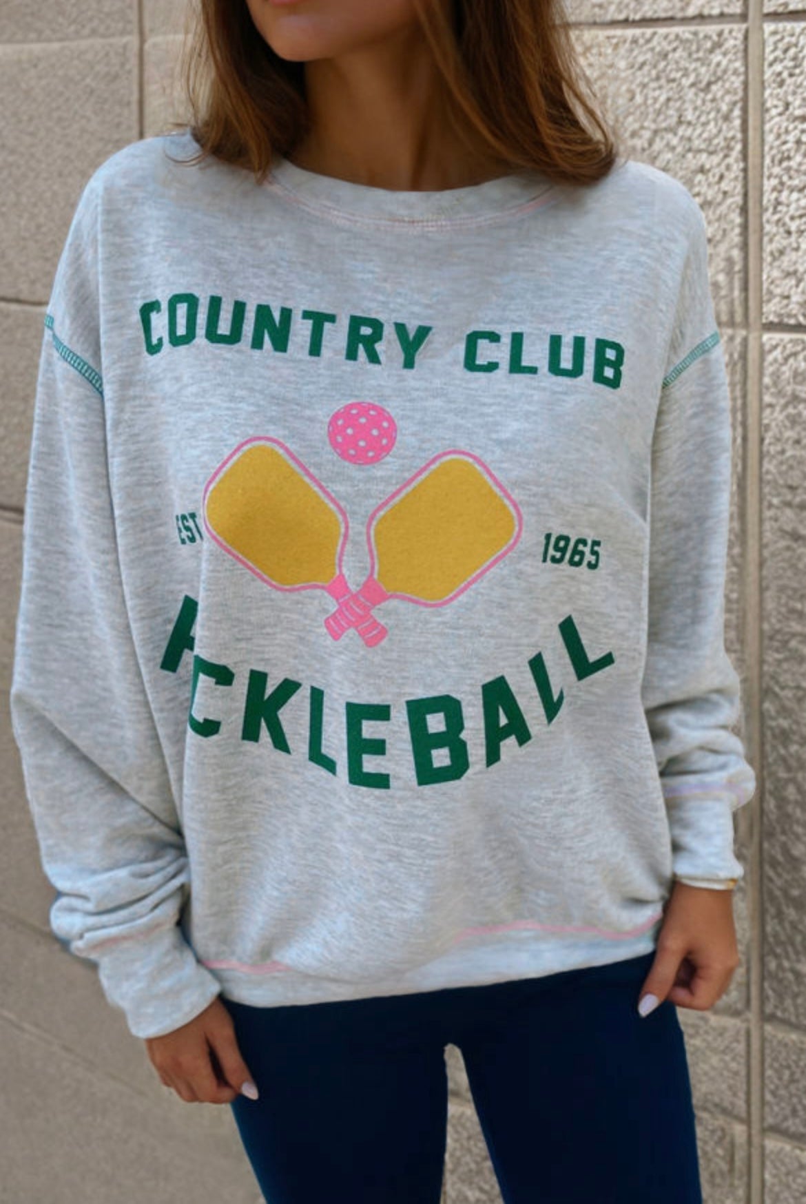 Light Grey Pickleball Sweatshirt